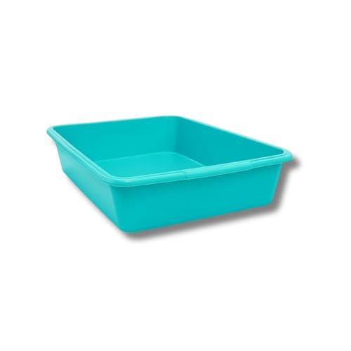 Vishchit Large Cat Litter Tray Pack of 1 - Plastic Tray for Cats and Kittens