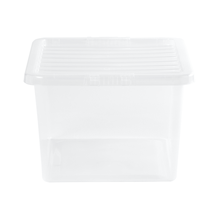 Crystal 37 Litre Box & Lid Clear - VISHCHIT