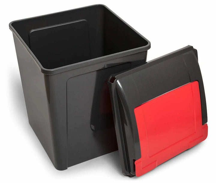 Recycle It 50L Bin & Lid Graphite