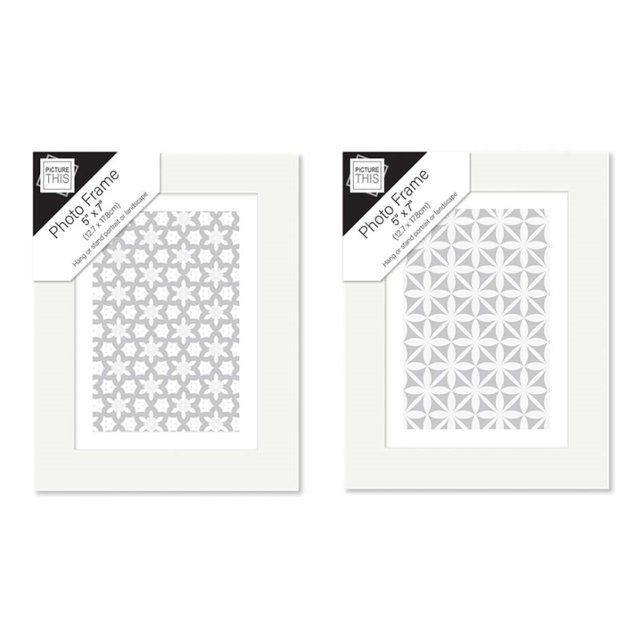 Photo Frames - White Basic - 5"x 7" (7938) - VISHCHIT