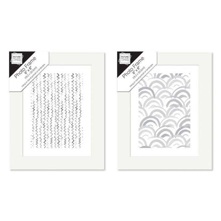 Photo Frames - White Basic - 6"x 8" (7939) - VISHCHIT