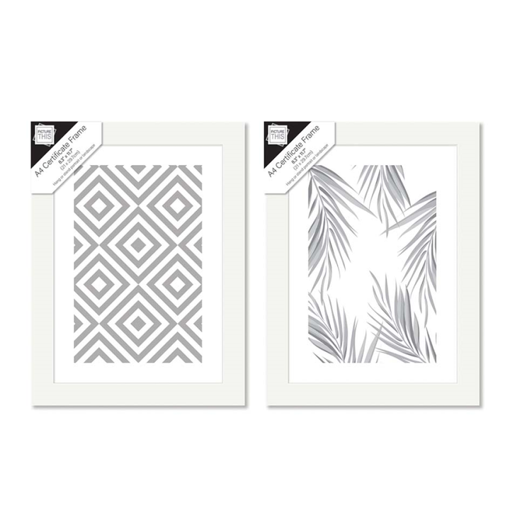 Photo Frames - White Basic - A4 (7942) - VISHCHIT
