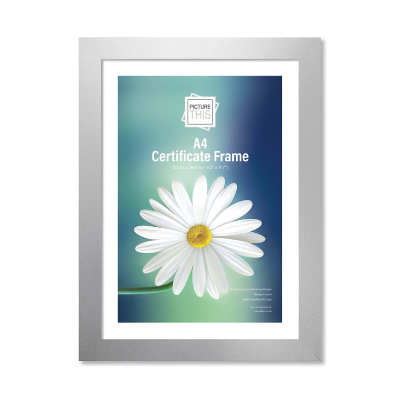 Photo Frames - Silver Basic - A4 (7953) - VISHCHIT